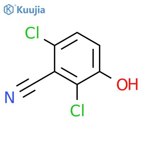 2,6-dichloro-3-hydroxybenzonitrile structure