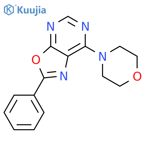 7-(morpholin-4-yl)-2-phenyl[1,3]oxazolo[5,4-d]pyrimidine structure