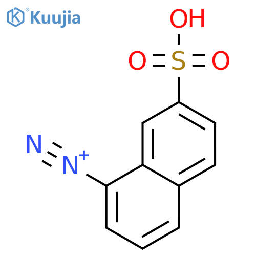 1-Naphthalenediazonium, 7-sulfo- structure