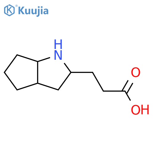 Cyclopenta[b]pyrrole-2-propanoic acid, octahydro- structure