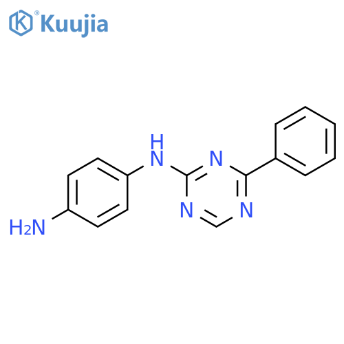 1,4-Benzenediamine, N-(4-phenyl-1,3,5-triazin-2-yl)- structure