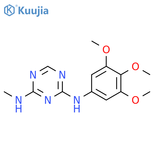 1,3,5-Triazine-2,4-diamine, N-methyl-N'-(3,4,5-trimethoxyphenyl)- structure