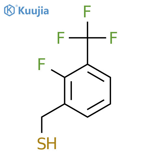 2-fluoro-3-(trifluoromethyl)phenylmethanethiol structure