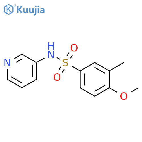 4-methoxy-3-methyl-N-(pyridin-3-yl)benzene-1-sulfonamide structure