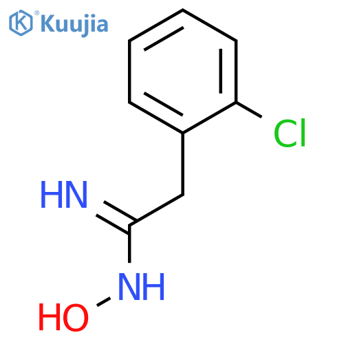 (1Z)-2-(2-Chlorophenyl)-N'-hydroxyethanimidamide structure