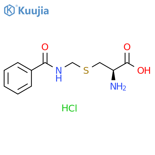 (2R)-2-amino-3-{(phenylformamido)methylsulfanyl}propanoic acid hydrochloride structure