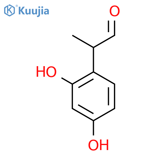 3-(2,4-dihydroxyphenyl)propanal structure