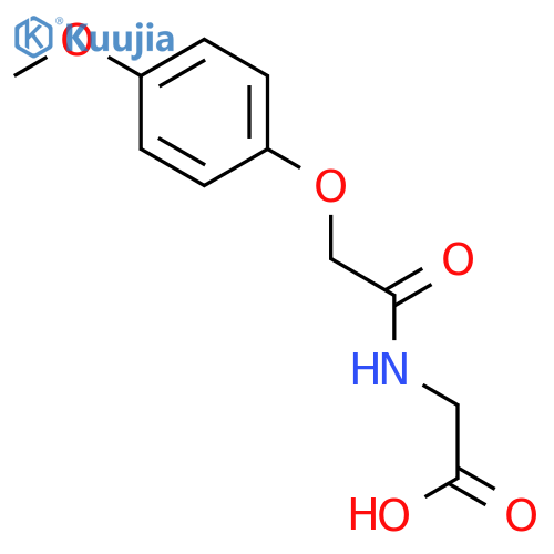 [2-(4-Methoxy-phenoxy)-acetylamino]-acetic acid structure