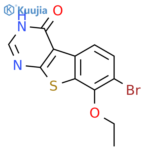 7-bromo-8-ethoxy[1]benzothieno[2,3-d]pyrimidin-4(3H)-one structure
