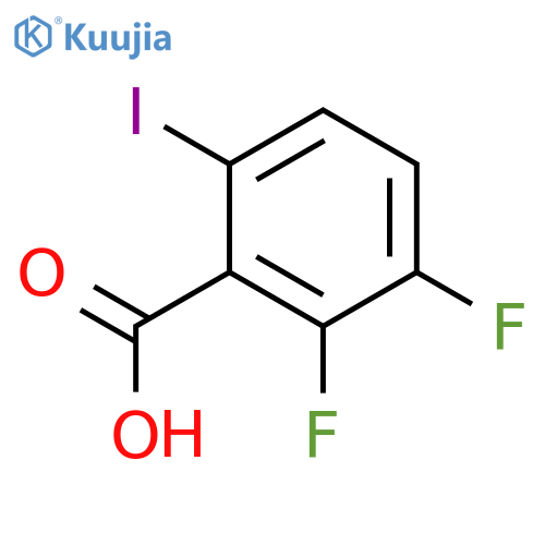2,3-Difluoro-6-iodobenzoic acid structure