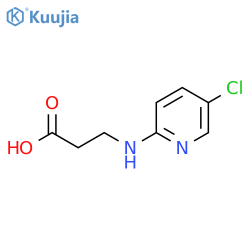 3-(5-Chloro-pyridin-2-ylamino)-propionic acid structure
