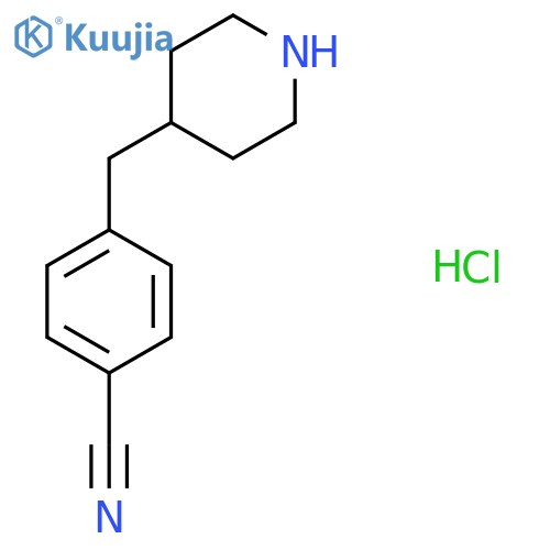 4-(4-Cyanobenzyl)piperidine Hydrochloride structure