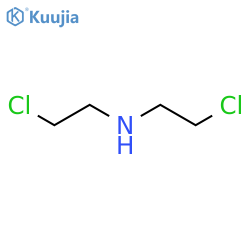 bis(2-chloroethyl)amine structure