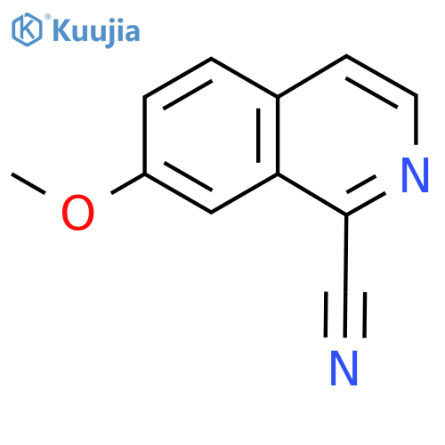 7-Methoxyisoquinoline-1-carbonitrile structure