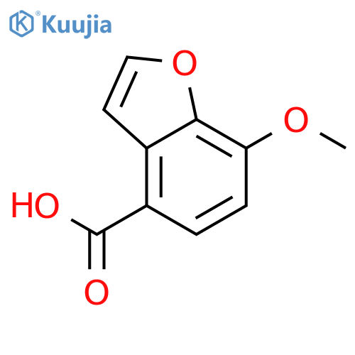 7-methoxy-1-benzofuran-4-carboxylic acid structure