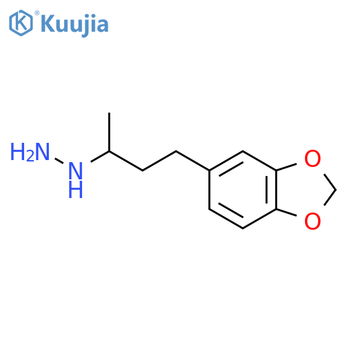 4-(1,3-dioxaindan-5-yl)butan-2-ylhydrazine structure