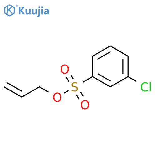 Benzenesulfonic acid, 3-chloro-, 2-propenyl ester structure