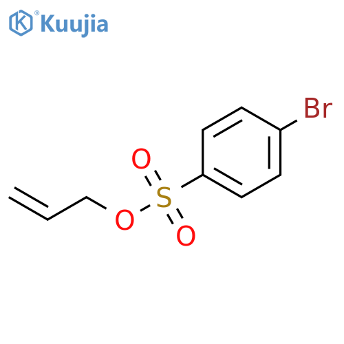 Benzenesulfonic acid, 4-bromo-, 2-propenyl ester structure