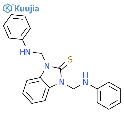 1,3-Bis((phenylamino)methyl)-1H-benzo[d]imidazole-2(3H)-thione structure