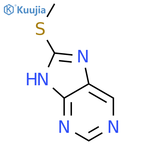 9H-Purine,8-(methylthio)- structure