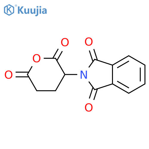N-Phthaloyl-DL-glutamic anhydride structure