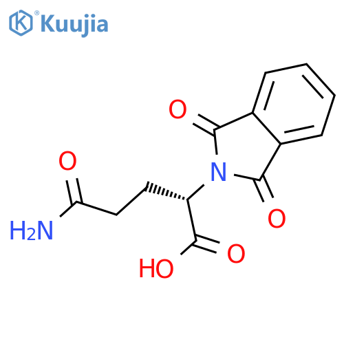 N-α-Phthalyl-L-glutamine structure