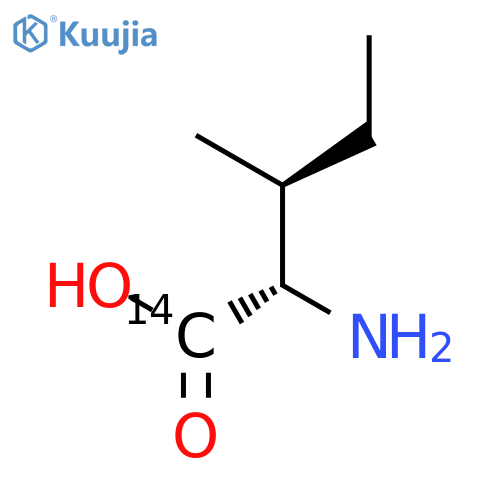 isoleucine, l-, [1-14c] structure
