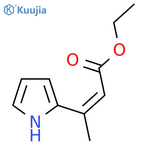 ethyl (2Z)-3-(1H-pyrrol-2-yl)but-2-enoate structure