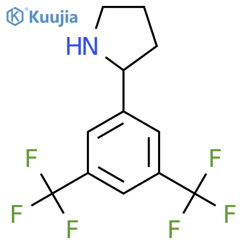 2-3,5-bis(trifluoromethyl)phenylpyrrolidine structure