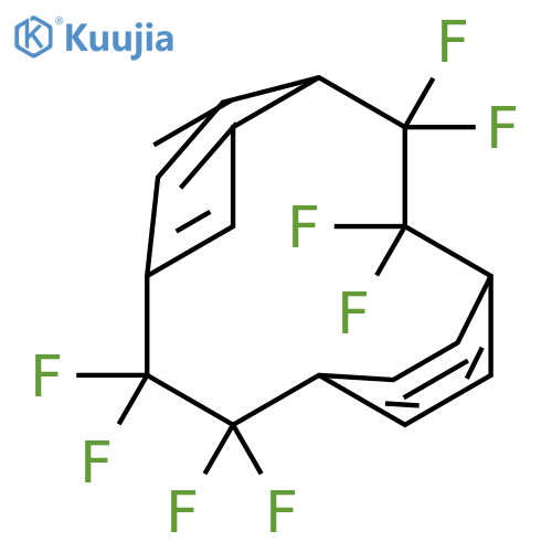 1,1,2,2,9,9,10,10-Octafluoro2.2paracyclophane structure