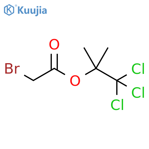 Acetic acid, bromo-, 2,2,2-trichloro-1,1-dimethylethyl ester structure