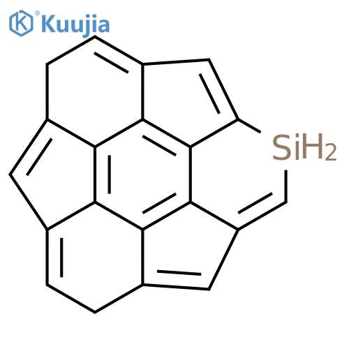 1H-Dibenzo[3,4:6,7]trindeno[1,9-bcd]silin, 4,7-dihydro- structure