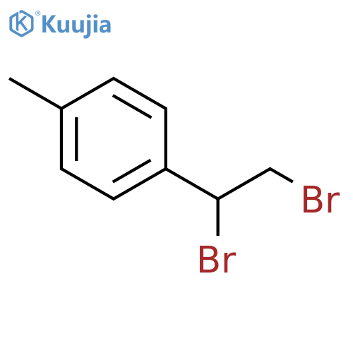 Benzene, 1-(1,2-dibromoethyl)-4-methyl- structure