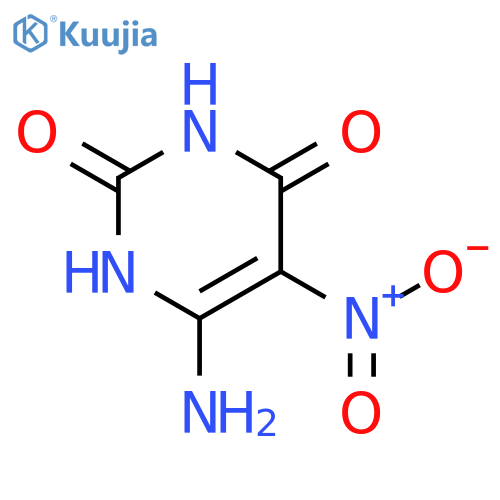 6-Amino-5-nitrouracil structure