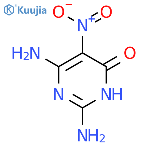 2,6-Diamino-4-hydroxy-5-nitrosopyrimidine structure