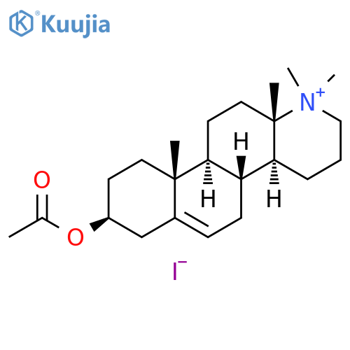 Naphtho[2,1-f]quinolinium, 8-(acetyloxy)-1,2,3,4,4a,4b,5,7,8,9,10,10a,10b,11,12,12a-hexadecahydro-1,1,10a,12a-tetramethyl-, iodide, (4aS,4bR,8S,10aR,10bS,12aS)- (9CI) structure
