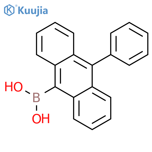 (10-Phenylanthracen-9-yl)boronic acid structure