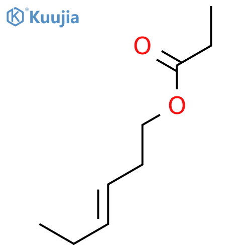 (Z)-Hex-3-en-1-yl propionate structure
