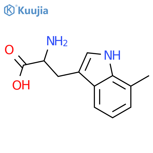 L-Tryptophan, 7-methyl- structure