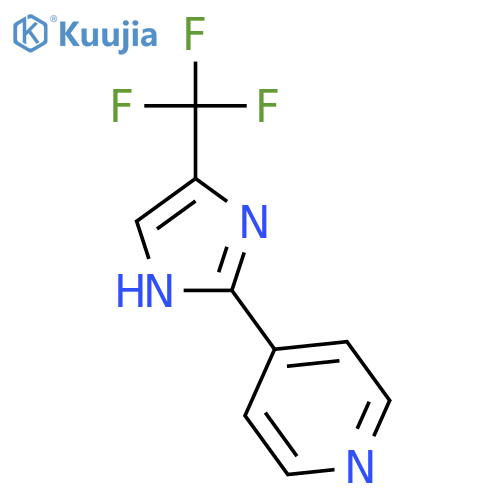 4-(4-(Trifluoromethyl)-1H-imidazol-2-yl)pyridine structure