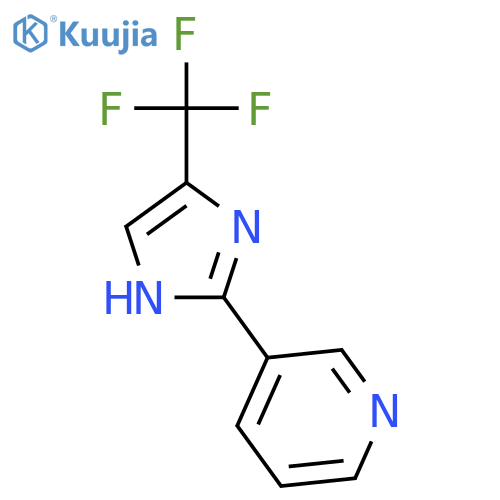 3-4-(trifluoromethyl)-1H-imidazol-2-ylpyridine structure