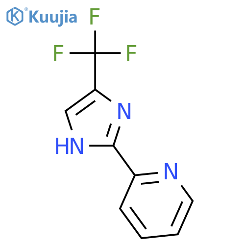 2-(4-(Trifluoromethyl)-1H-imidazol-2-yl)pyridine structure