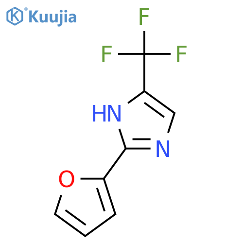 2-(2-furanyl)-5-(trifluoromethyl)-1H-Imidazole structure