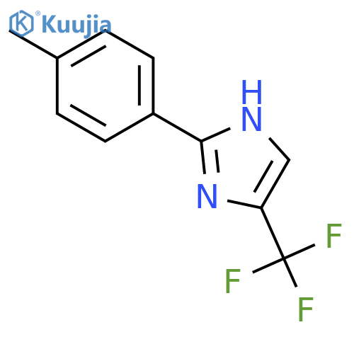 2-(p-Tolyl)-4-(trifluoromethyl)-1H-imidazole structure