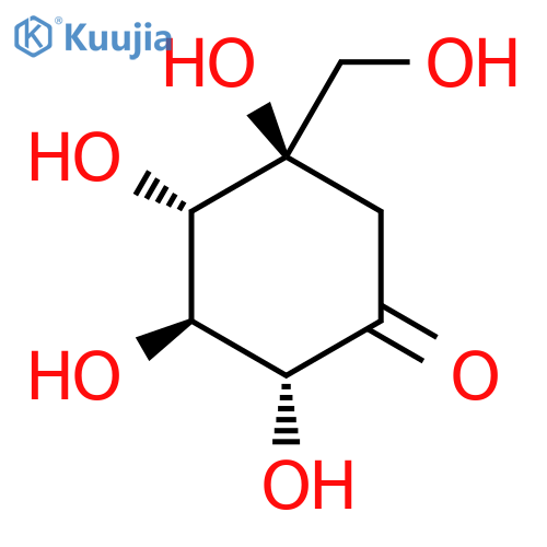 2,3,4,5-Tetrahydroxy-5-(hydroxymethyl)cyclohexanone; (2R,3S,4S,5R)-form structure