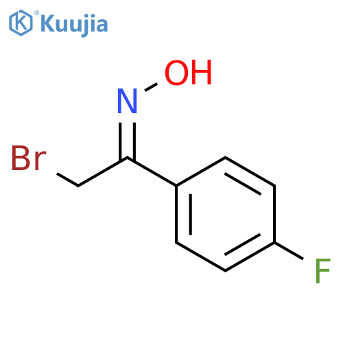 2-BROMO-1-(4-FLUOROPHENYL)-1-ETHANONE OXIME structure