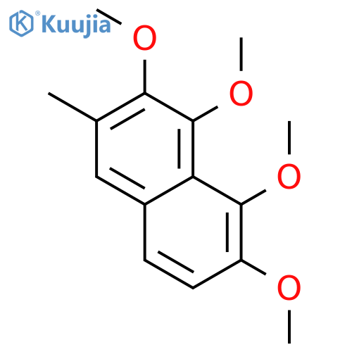 1,2,7,8-Tetramethoxy-6-methylnaphthalin structure