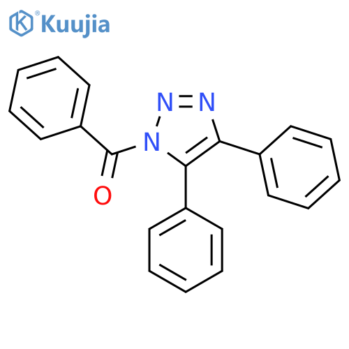 1-Benzoyl-4,5-diphenyl-1H-1,2,3-triazole structure
