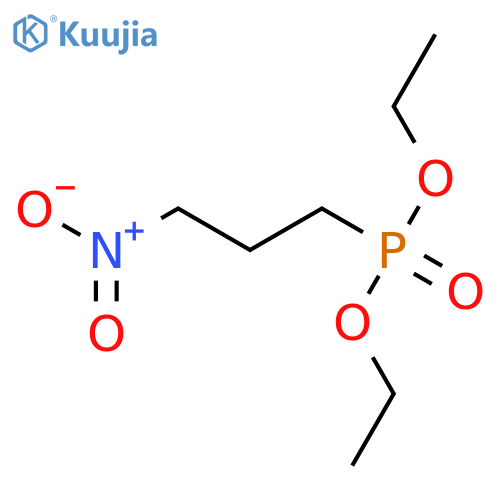 1-diethoxyphosphoryl-3-nitropropane structure