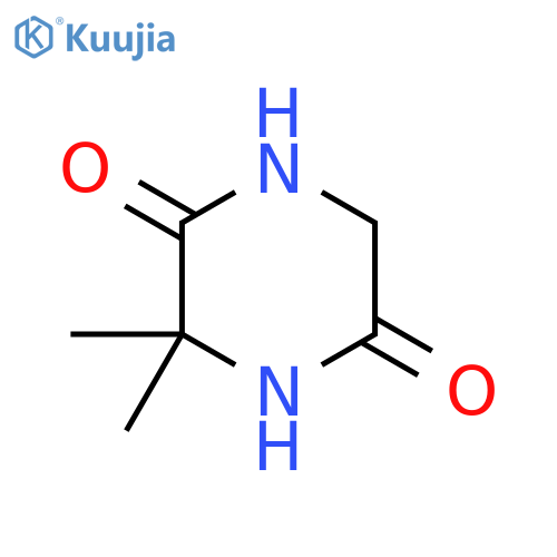 3,3-Dimethyl-2,5-Piperazinedione structure